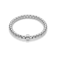 Bracciale Fope Donna Flex'It in Oro bianco Diamante 704B BBR #M - 704B BBR #M